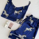 تاپ و شلوارک Navy Zebra