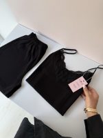 تاپ و شلوارک cotton - Image 3